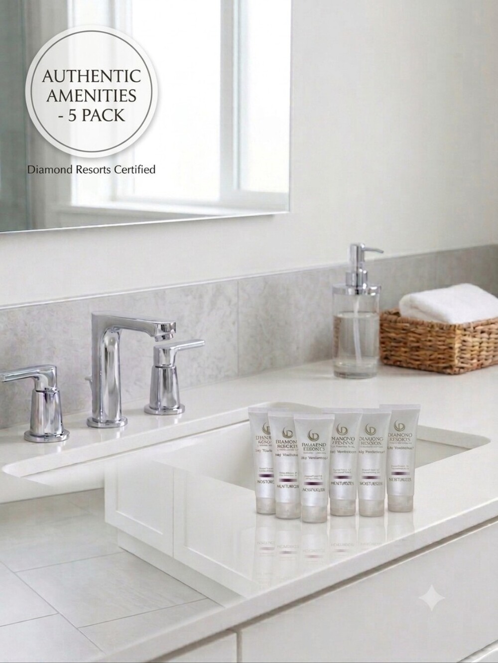 Diamond Resorts Authentic Amenities 5-Pack - Moisturizer